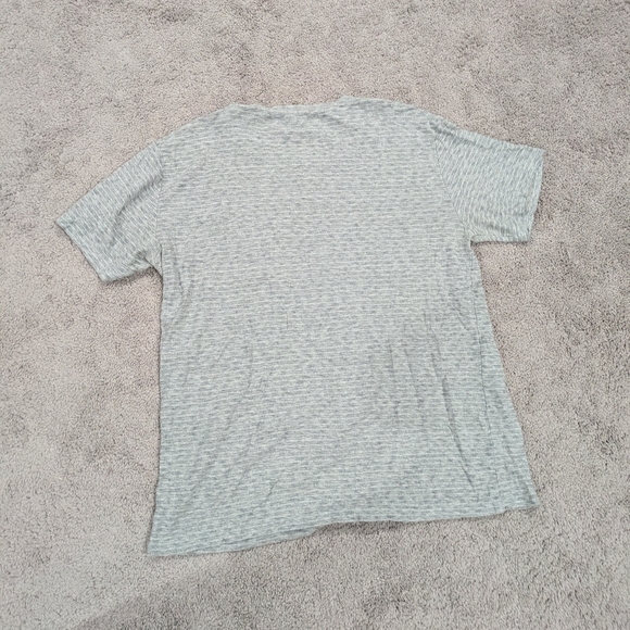 Rails Light Gray Striped Men's Tee - Picture 9 of 10